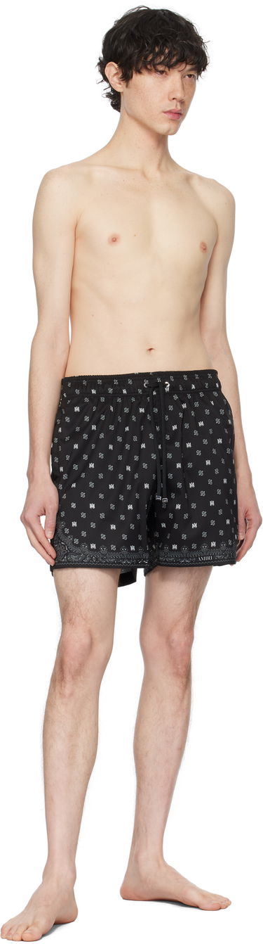 Badetøj AMIRI AMIRI MA Paisley Swim Shorts Sort | AMSWTK1035, 3
