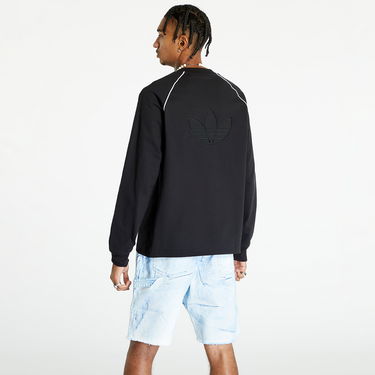 T-shirt adidas Originals Blue Version SST Long Sleeve Tee Black Sort | IL6158, 2