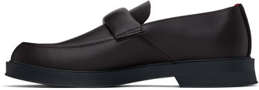 Skopleje BOSS Hugo Embossed-Logo Loafers Brun | 50536253, 2