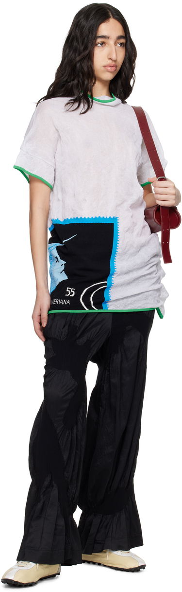 T-shirt KIKO KOSTADINOV Kiko Kostadinov Promina Knit T-Shirt Hvid | KKWSS25KN09-111, 3