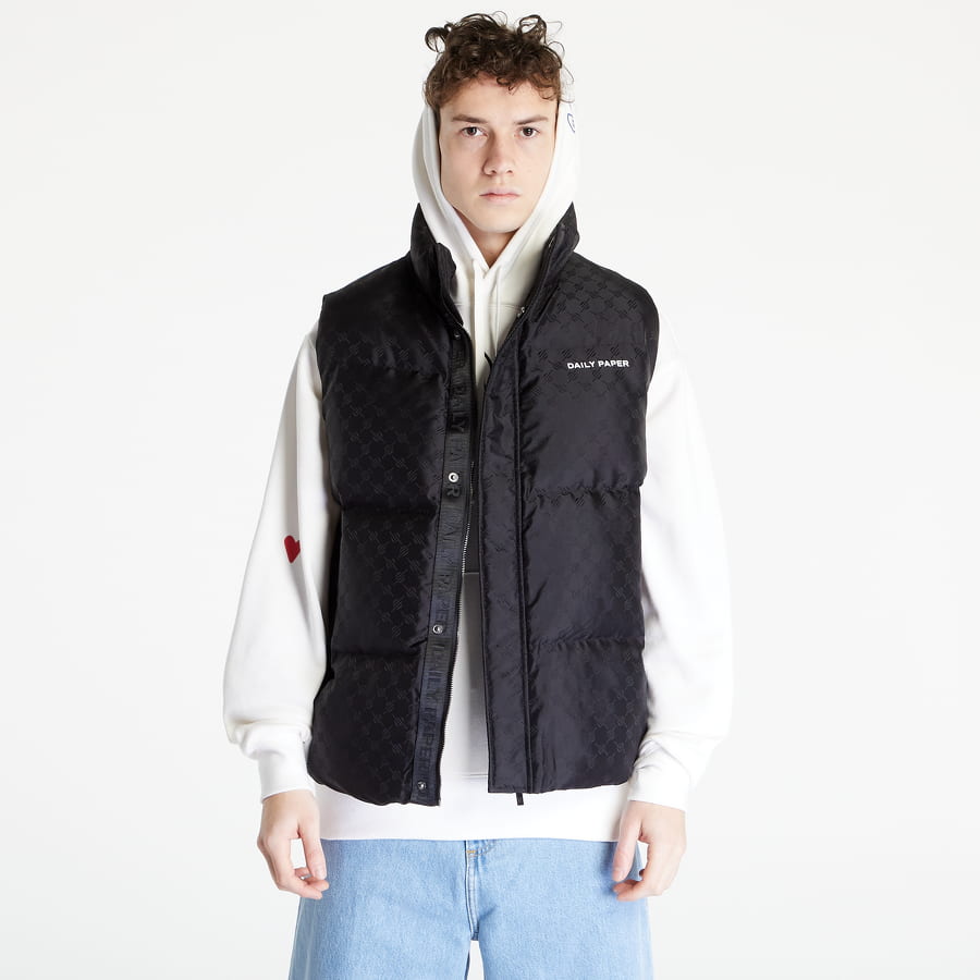 Vest DAILY PAPER Pondo Bodywarmer Monogram Vest Sort | 2311288, 0