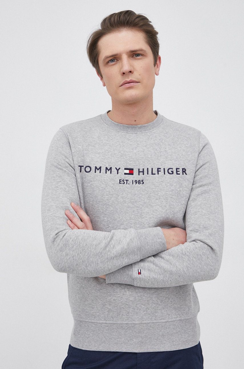 Sweater Tommy Hilfiger Tommy Hilfiger Sweatshirt Grå | MW0MW11596.PPYY, 0
