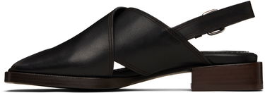 Tilbehør LEMAIRE Lemaire Cross Flat Sandals Sort | FO0162 LL0122, 2