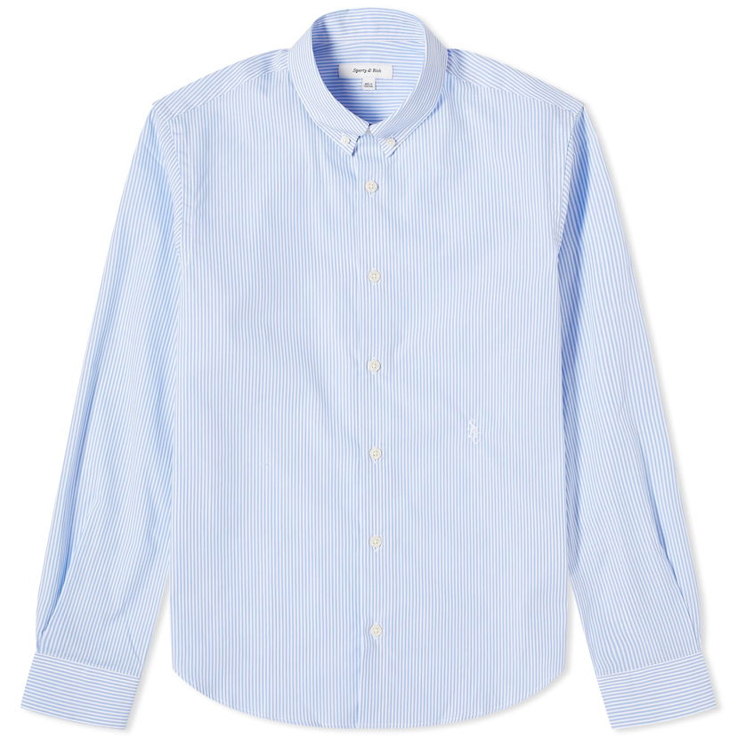 Skjorte Sporty & Rich Button Down Shirt Blå | STAW2315BS