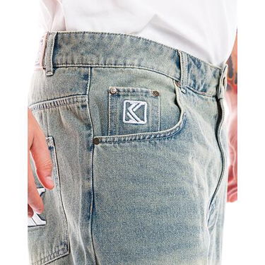 Shorts Karl Kani Karl Kani OG Denim Baggy Jorts W30 Blå | KK60100001, 4