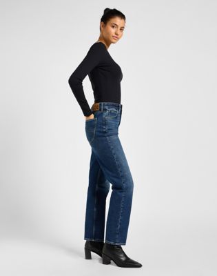 Jeans Lee Carol Straight Leg Jeans 33x33 Blå | 112355258, 1