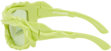 Solbriller Ottolinger Ottolinger Twisted Sunglasses Grøn | 1272601421, 2