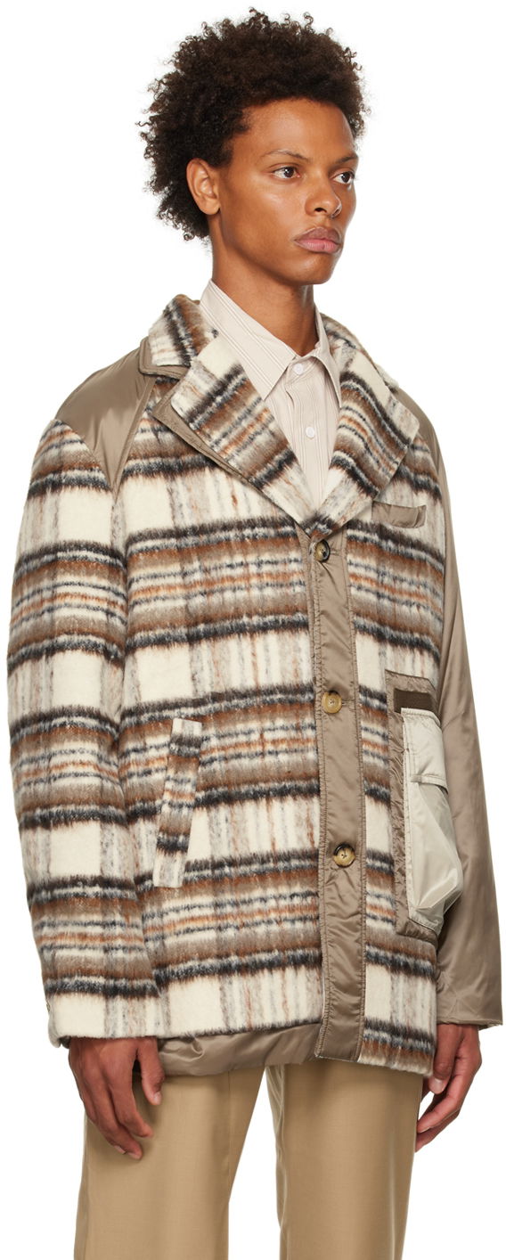 Jakke Feng Chen Wang Feng Chen Wang Paneled Jacket Beige | FMF14CT06, 1