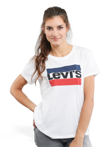 T-shirt Levi's The Perfect Tee Hvid | 17369-0297