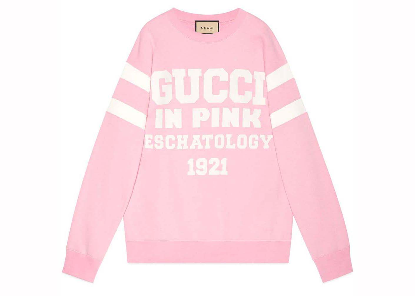 Sweatshirt Gucci 25 Eschatology Sweatshirt Pink Lyserød | 662081 XJDL6 5904, 0