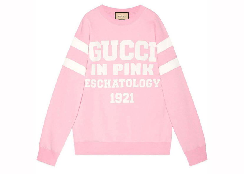 Sweatshirt Gucci 25 Eschatology Sweatshirt Pink Lyserød | 662081 XJDL6 5904