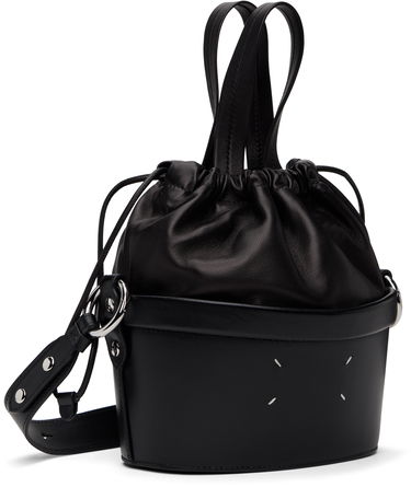 Håndtaske Maison Margiela Maison Margiela Fire Bucket Small Tote Bag Sort | SB1WD0030 P7267, 2
