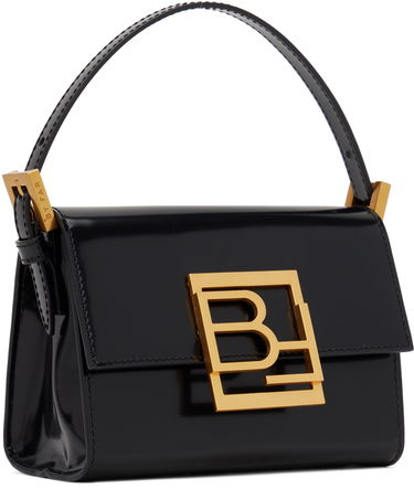 Håndtaske BY FAR Mini Patent Leather Shoulder Bag Sort | 21FWFRNOBLWSMA, 1