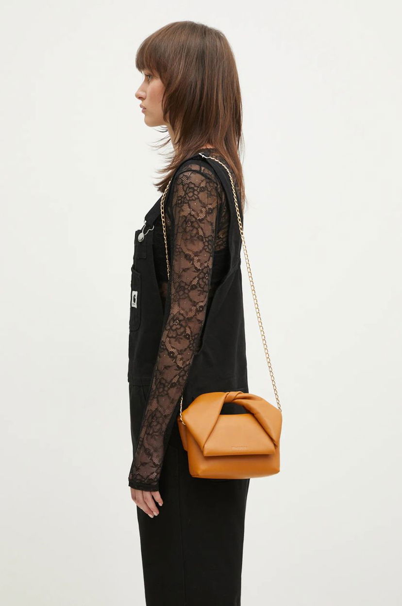 Håndtaske JW Anderson JW Anderson Small Twister Bag Brun | HB0643.LA0088.604
