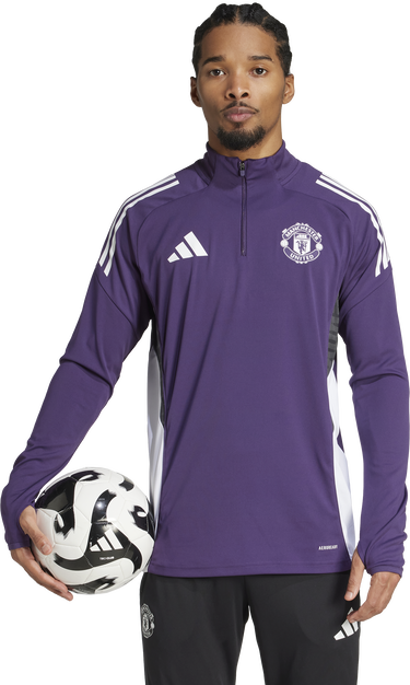 T-shirt adidas Originals Manchester United TR TOP Long Sleeve Training Shirt 2025/26 Lilla | jp3124, 1