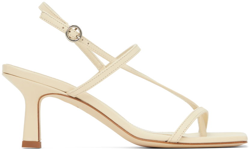 Tilbehør Aeyde Aeyde Elise Heeled Sandals Beige | A11-HS-ASTS65CI-0121-100-007