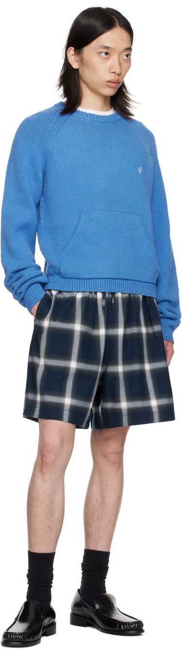 Sweater Acne Studios Blue Crewneck Sweater Blå | B60382-, 3