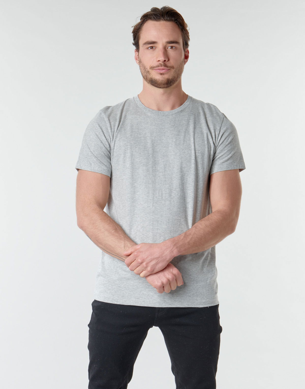 T-shirt CALVIN KLEIN CREW NECK 3PACK Flerfarvet | 000NB4011E-MP1-NOOS, 1