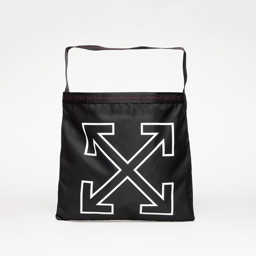 Mulepose Off-White Black and White Heritage Tote Bag Sort | OMNA20LC99FAB0011001