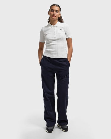 Polo skjorte Lacoste Slim Fit Eyelet Polo Shirt with Embroidered Dragonfly Hvid | DF5296-70V, 1