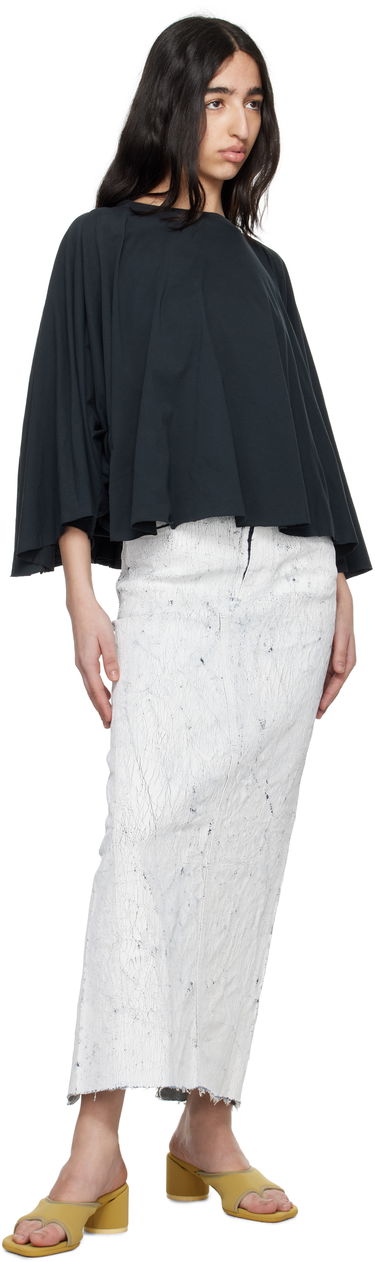 Sweater Maison Margiela MM6 Maison Margiela Jersey Batwing Top Sort | S62NH0038 M20115, 3