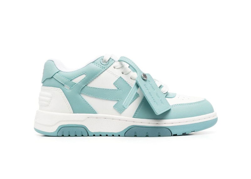 Sneakers og sko Off-White Out Of Office OOO Low Tops Celadon W Turkis | OWIA259S23LEA0014901, 0