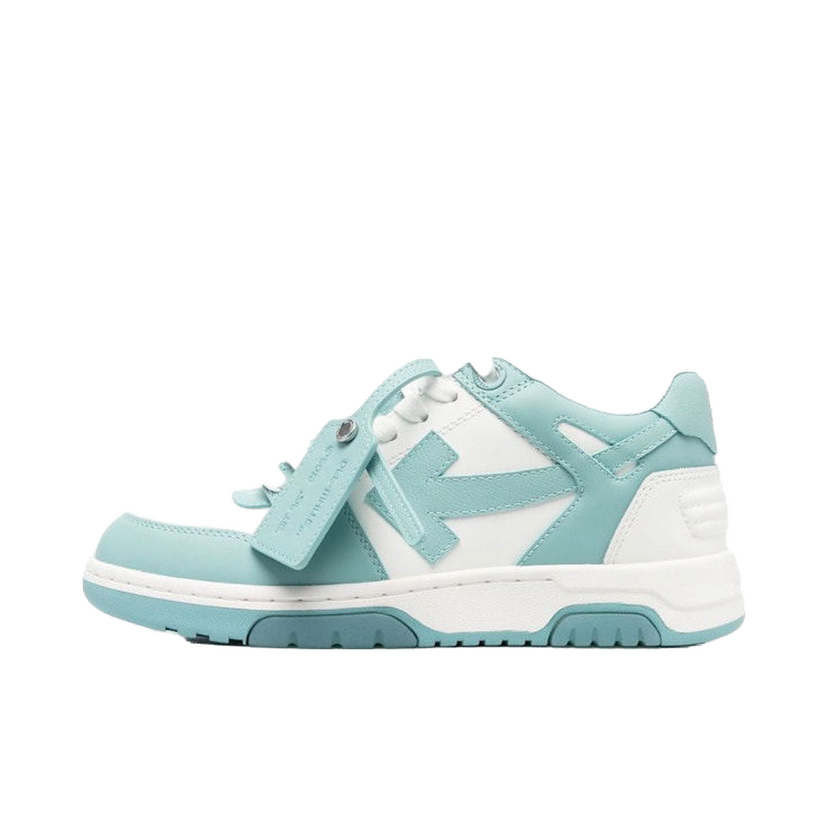 Sneakers og sko Off-White Out Of Office OOO Low Tops Celadon W Turkis | OWIA259S23LEA0014901