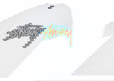 T-shirt Stüssy Short Sleeve Graphic T-Shirt Hvid | 1905023, 0
