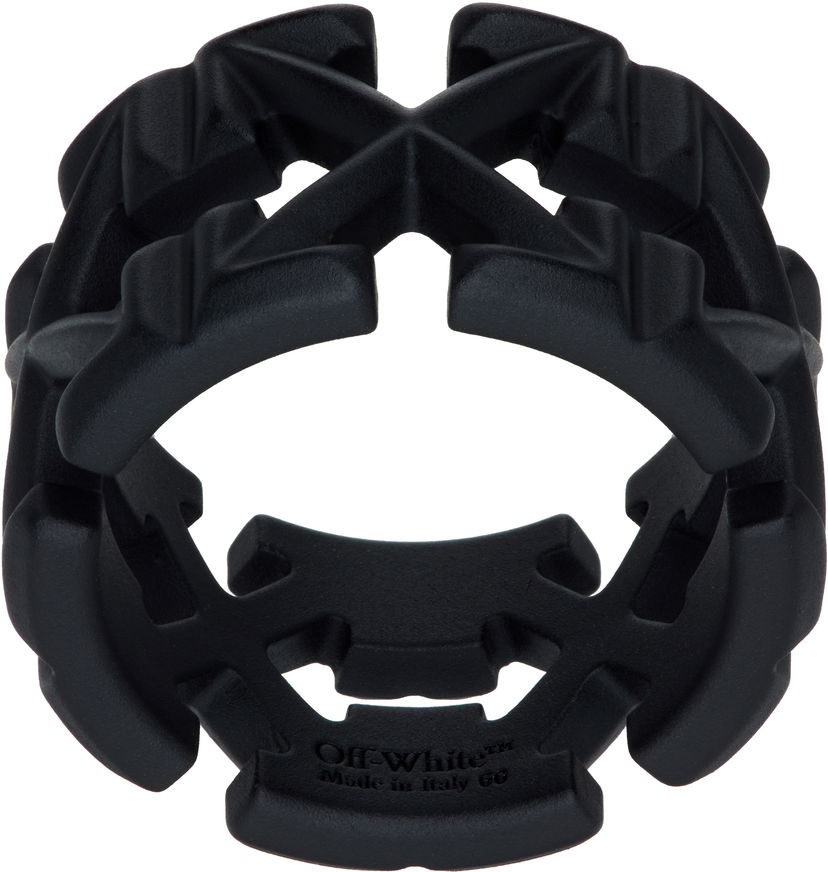 Ring Off-White Off-White Arrow Ring Sort | OMOC07FC99MET0011000