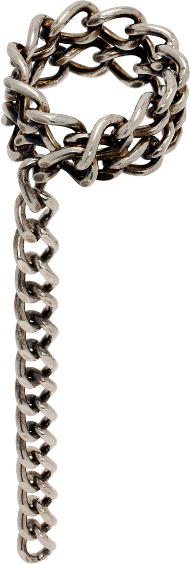 Ring Dries Van Noten Dries Van Noten Curb Chain Ring Metalisk | 251-028216-061, 0