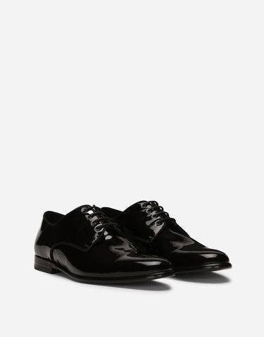 Sneakers og sko Dolce & Gabbana Derby Shoes Patent Leather Sort | CN0105A147180999, 1