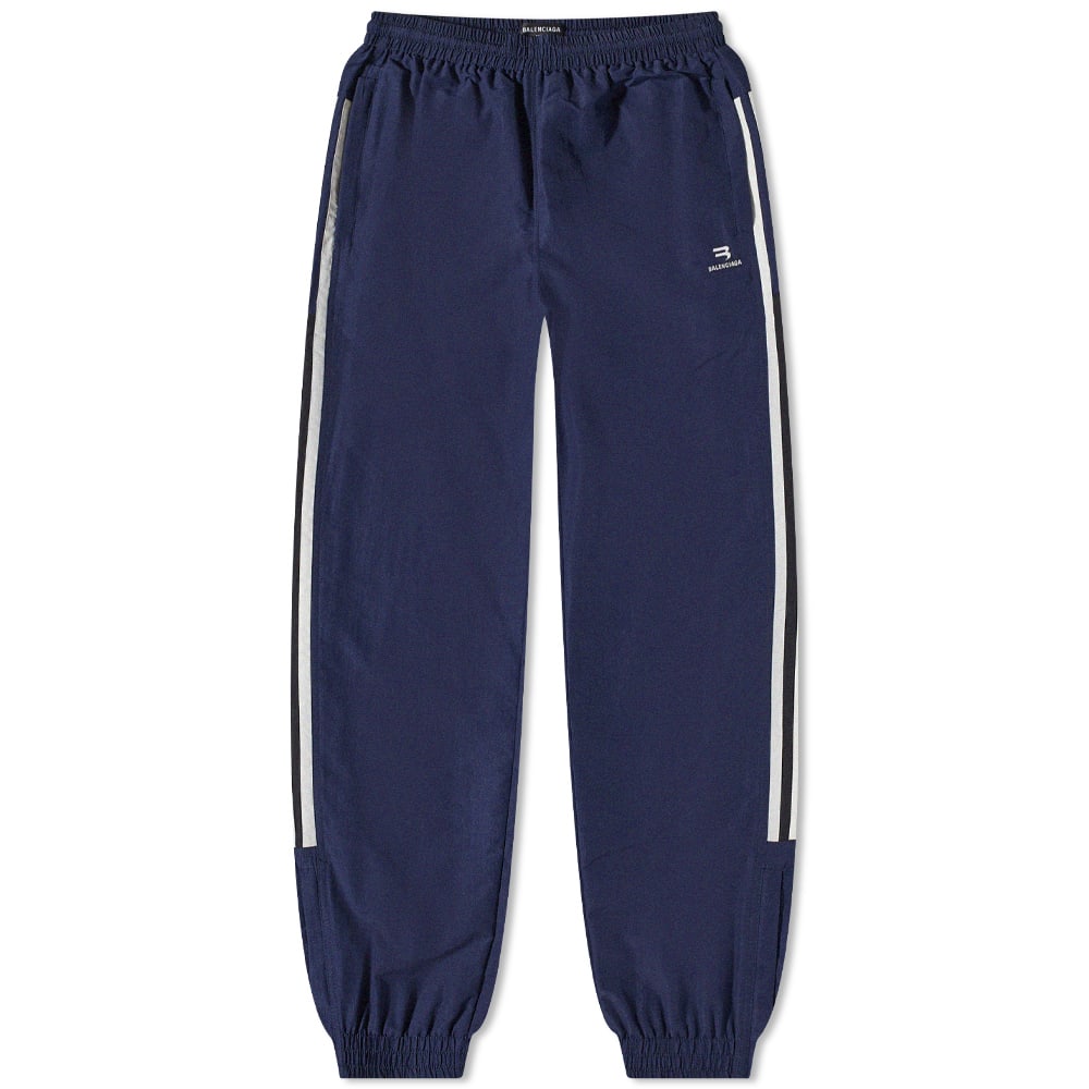 Joggingbukser Balenciaga Fitted Tracksuit Pant Mørkeblå | 681254-TKO48-4063, 0