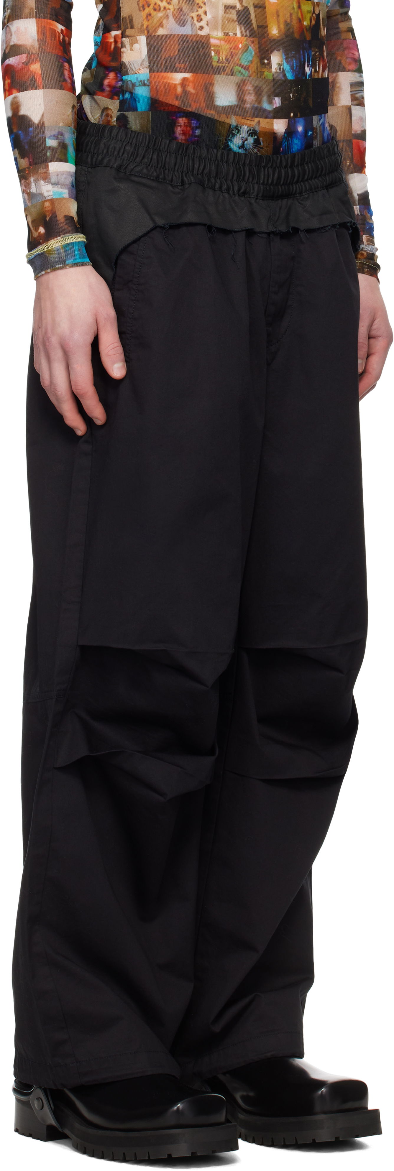 Cargo bukser Diesel Diesel P-Gustaf Trousers Sort | A16074-0IQAV-9XXA, 1