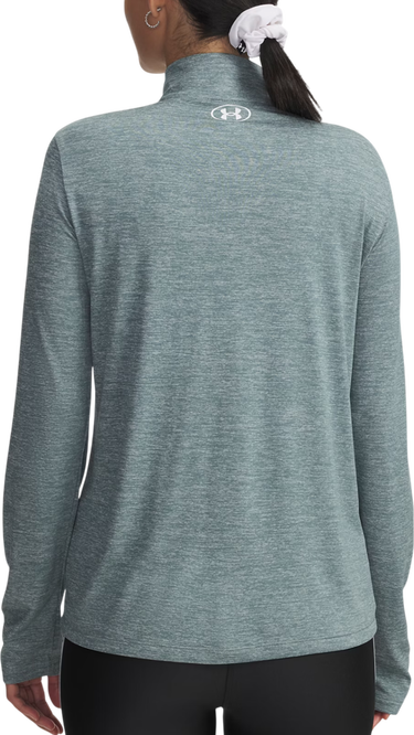 Sweatshirt Under Armour Tech Long Sleeve Quarter Zip Top Twist Turkis | 1384225-587, 1