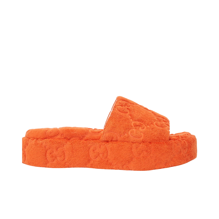 Sneakers og sko Gucci GG Platform Sandal Orange (Women's) Orange | 700599 U2O00 7519