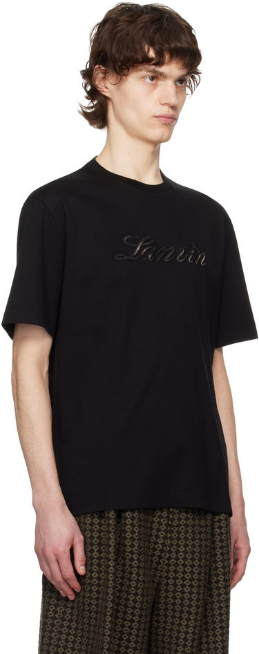 T-shirt LANVIN Lanvin Logo T-Shirt Sort | RM-TS0115-J171-P25, 1