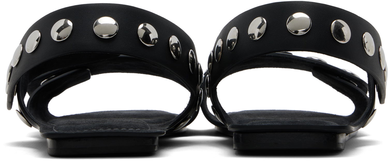 Smykker Khaite Khaite Boden Studded Leather Sandals Sort | F3086-930, 1