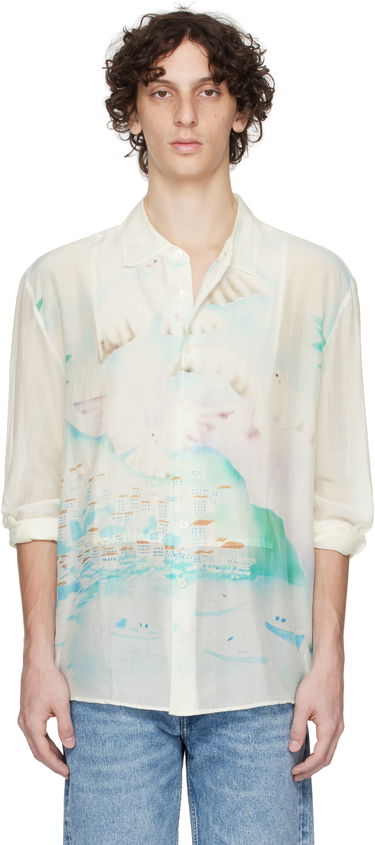 Skjorte OUR LEGACY Our Legacy Adorn Print Shirt Hvid | M2252AS, 0