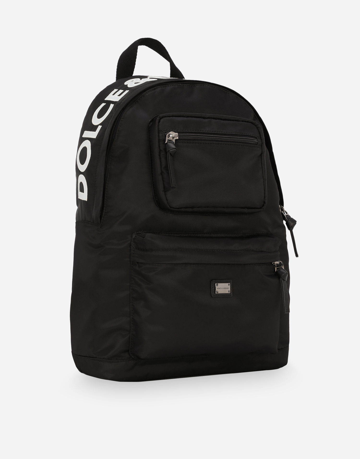 Rygsæk Dolce & Gabbana Dolce & Gabbana Nylon Backpack With Logo Sort | EM0123AN26280999, 1
