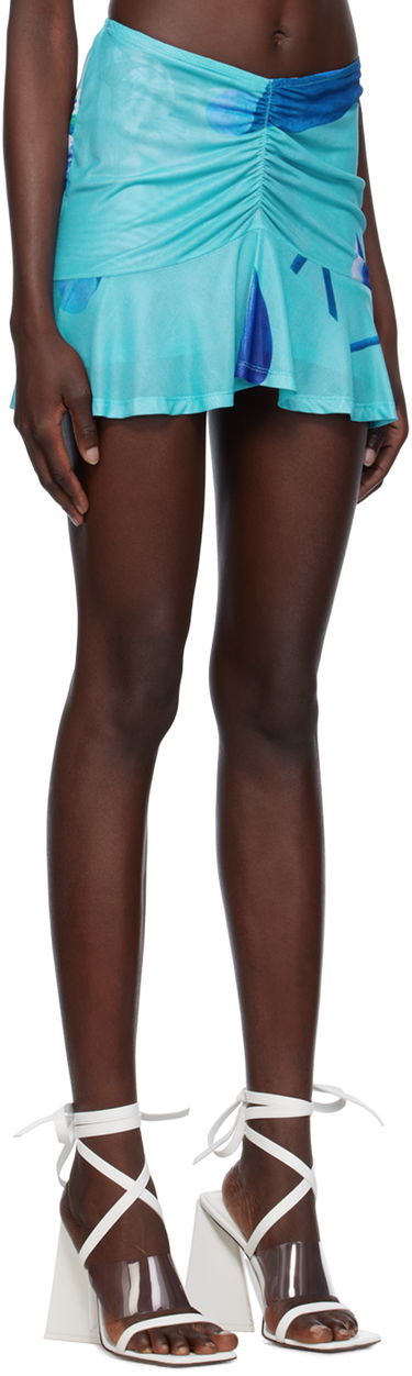 Nederdel Miaou Miaou Alva Miniskirt Blå | 4023PM2BLO, 1