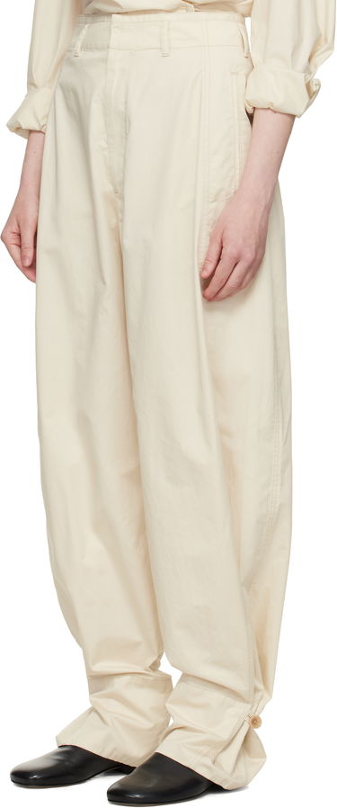 Bukser LEMAIRE Lemaire Soft Volume Trousers Beige | PA1182 LF1207, 3