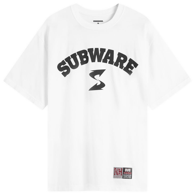 T-shirt Neighborhood Subware SS-3 Graphic T-Shirt Hvid | 242PC49N-ST03-WHT