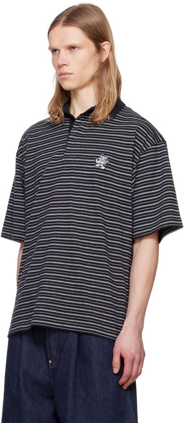 Polo skjorte KENZO Kenzo Paris VERDY Edition Embroidered Polo Sort | FF55PO5414SD, 3