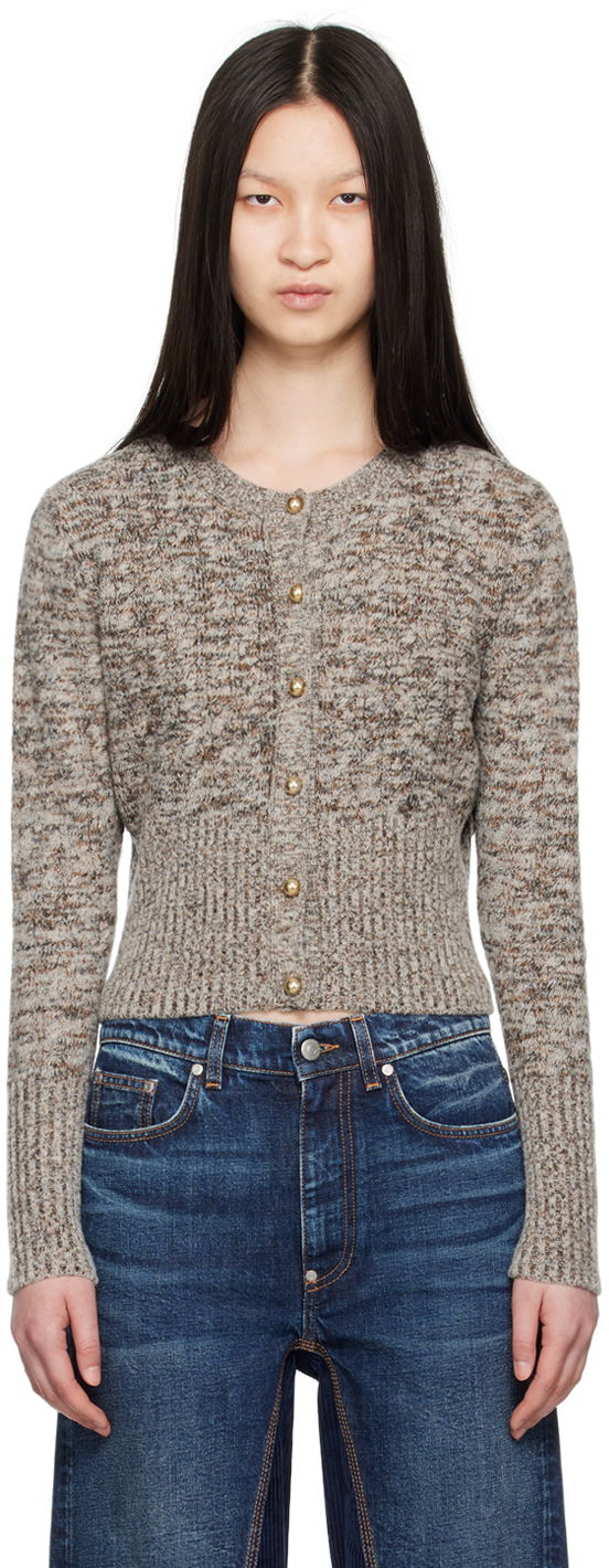 Sweater Stella McCartney Knit Cardigan Grå | 6K07903S2501, 0