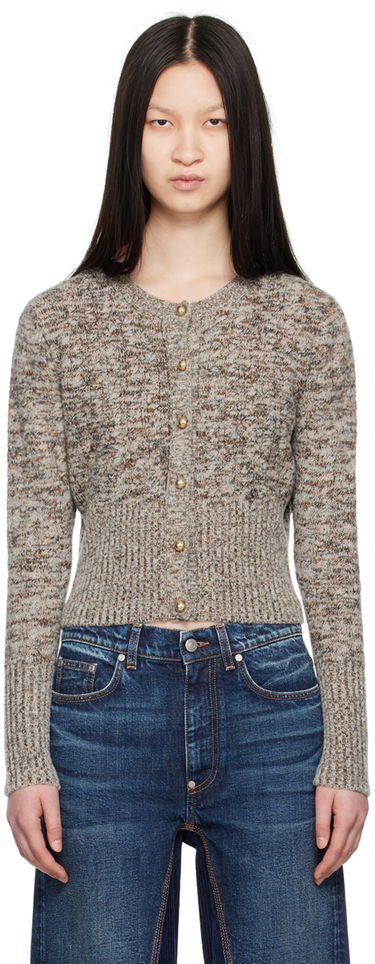 Sweater Stella McCartney Knit Cardigan Grå | 6K07903S2501, 0