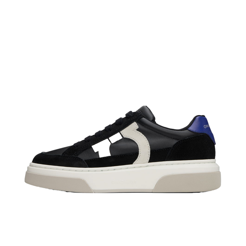 Sneakers og sko FERRAGAMO Low Cut Gancini Outline Sort | 769884