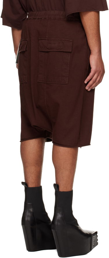 Shorts Rick Owens Rick Owens DRKSHDW Concordians Drawstring Pods Shorts Brun | DU02E7380 RIGP, 2