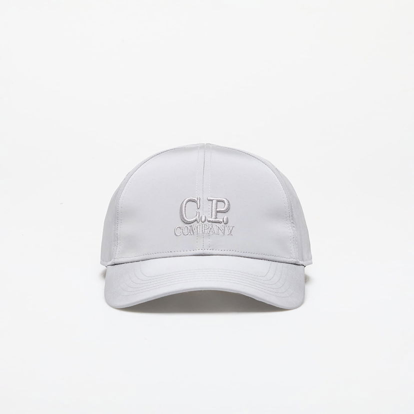 Kasket C.P. Company Chrome-R Logo Cap Drizzle Grey Grå | 16CMAC147A005904A-913