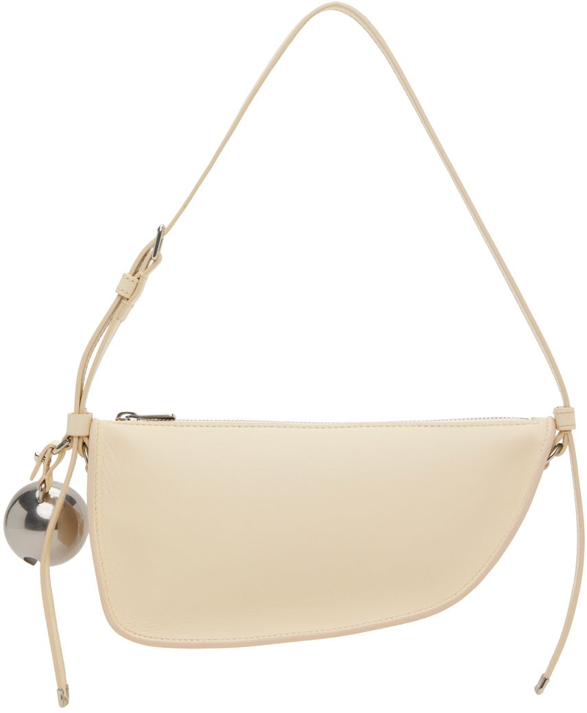 Skuldertaske Burberry Mini Shield Sling Bag Hvid | 8075852, 0