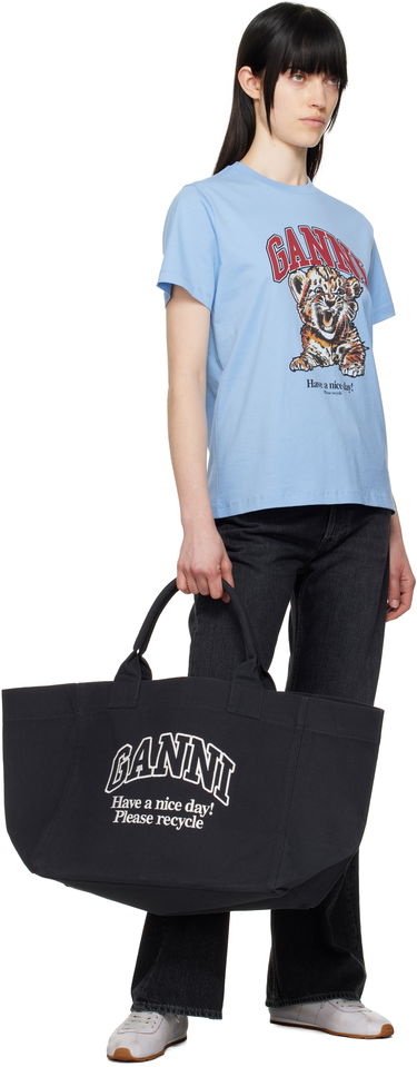 Mulepose GANNI GANNI Oversized Canvas Tote Bag Sort | A6680, 3